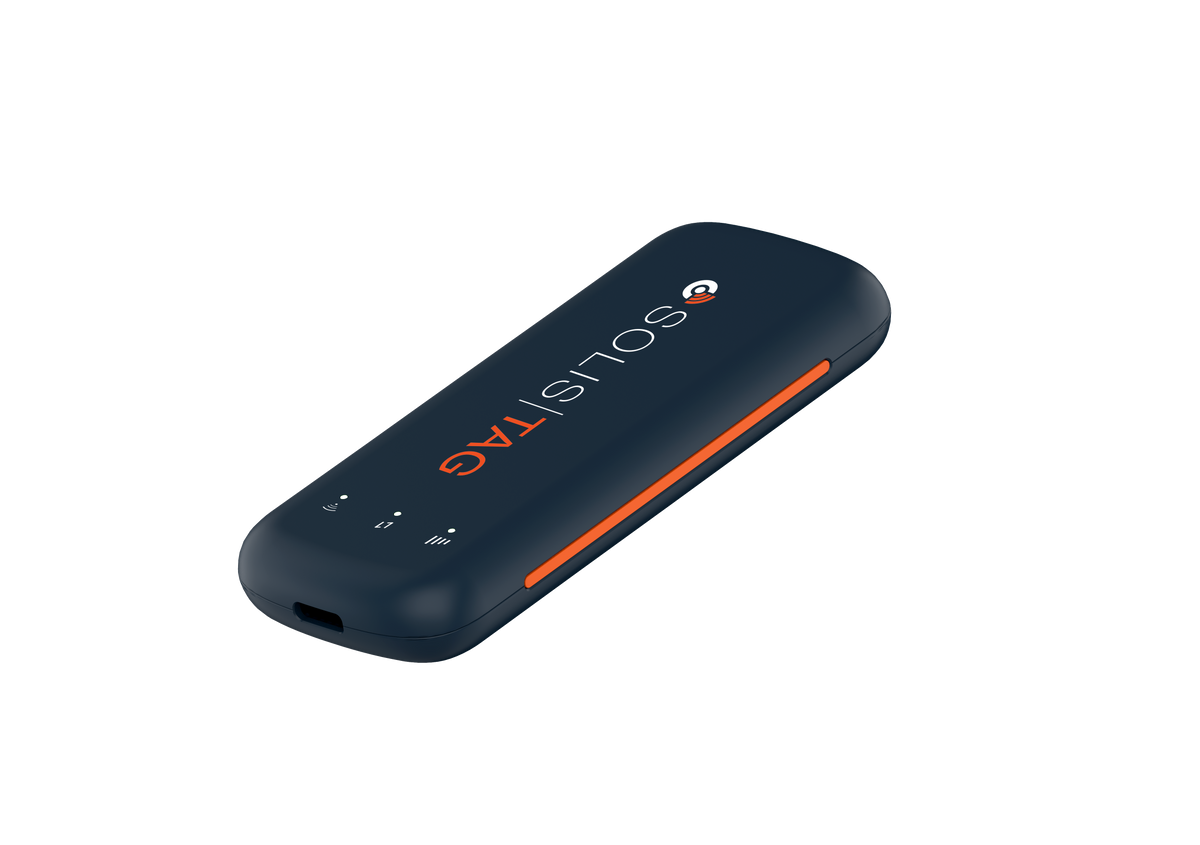 Solis Tag, USB Powered Pocket WiFi Adapter with Lifetime Data (1GB Monthly Forever)