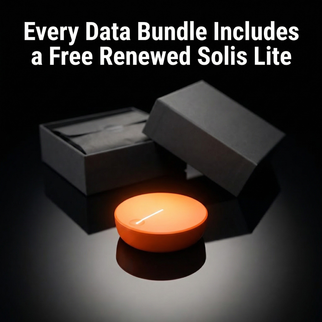 World Cup Bundle | Free Renewed Solis Lite Hotspot & Power Bank with GoData