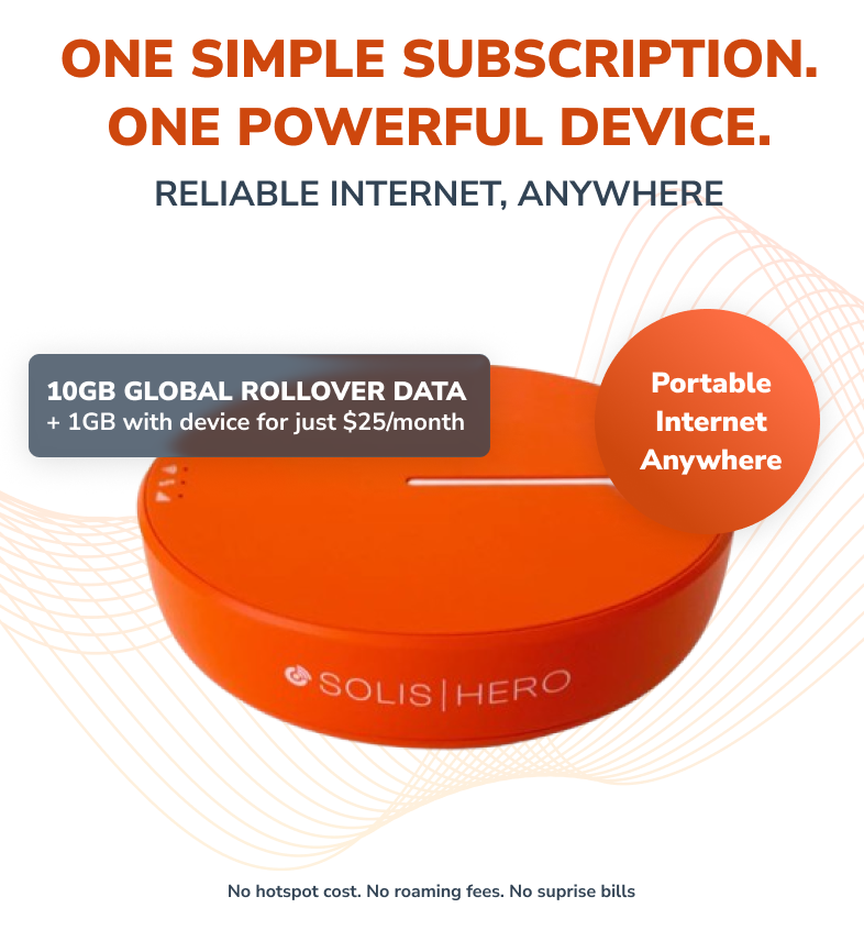 Hotspot on us! with 12-Month subscription of 10 GB monthly global Roll ...