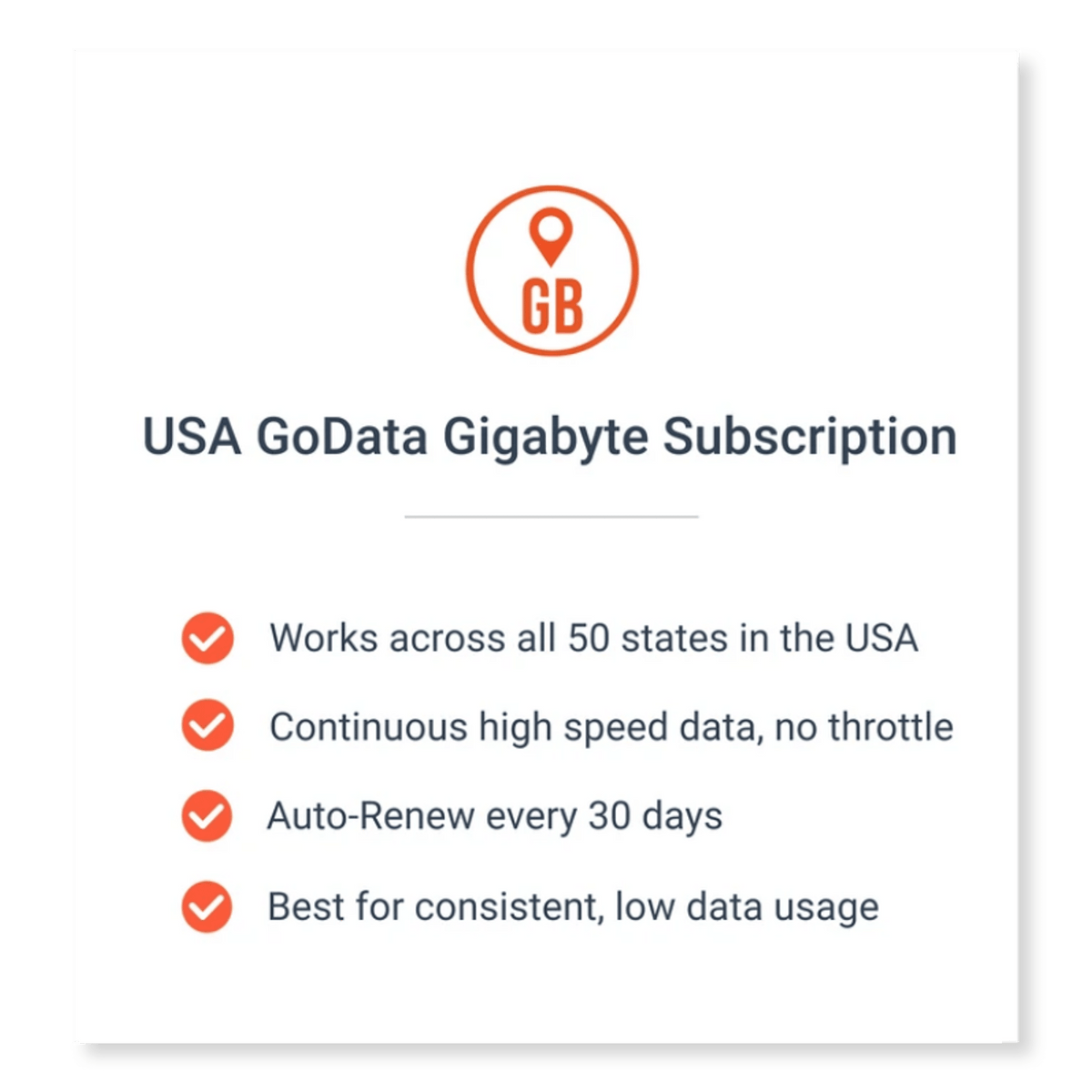 soliswifi data services USA GoData 5GB Subscription: 4 Months