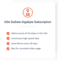 soliswifi data services USA GoData Gigabyte Subscription: 1 Month