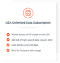 Unlimited Data Subscription in the USA